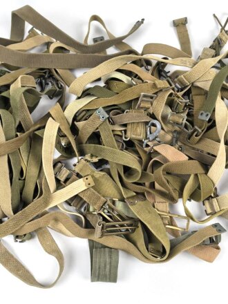 Dänemark, Konvolut Webriemen, meist ähnlich Pattern 37 Großbritannien