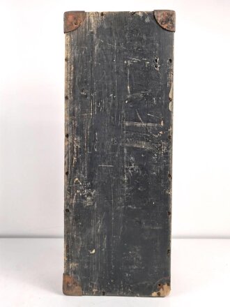 Kasten "gr. Vorrat M.P " Wehrmacht. Ungereinigtes Stück. Originallack