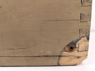 Kasten "gr. Vorrat M.P " Wehrmacht. Ungereinigtes Stück. Originallack