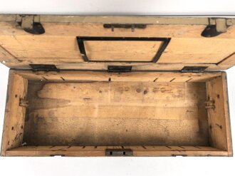 Kasten "gr. Vorrat M.P " Wehrmacht. Ungereinigtes Stück. Originallack