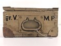 Kasten "gr. Vorrat M.P " Wehrmacht. Ungereinigtes Stück. Originallack