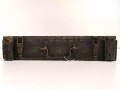 Transportkasten für " 14 SS Gewehr Panzer Granate 61" Packzettel von 1944, ungereinigtes Stück in gutem Gesamtzustand
