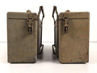 Paar Motorrad Packtaschen der Wehrmacht. Originallack,...