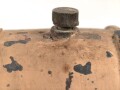 15 Liter Kanister Wehrmacht. Frühe Tropenlackierung, mit beiden Verzurriemen. Vollständig leer, dennoch KEIN VERSAND NACH ÜBERSEE