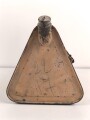 15 Liter Kanister Wehrmacht. Frühe Tropenlackierung, mit beiden Verzurriemen. Vollständig leer, dennoch KEIN VERSAND NACH ÜBERSEE