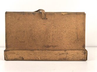 Transportkasten für WIFO Motorenöl Dosen der Wehrmacht.