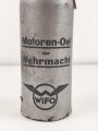 "Motoren- Oel der Wehrmacht"  Pappdose der Firma " WIFO" Leer, mit dem seltenen Deckel
