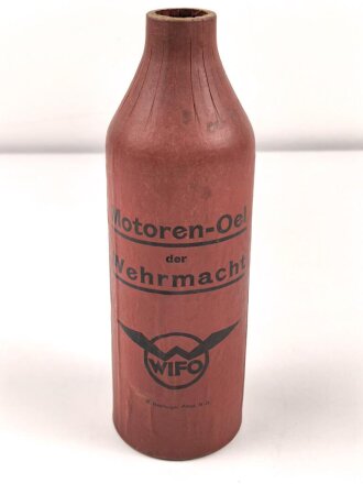 "Motoren- Oel der Wehrmacht"  rote Pappdose der...