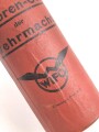 "Motoren- Oel der Wehrmacht"  rote Pappdose der Firma " WIFO"