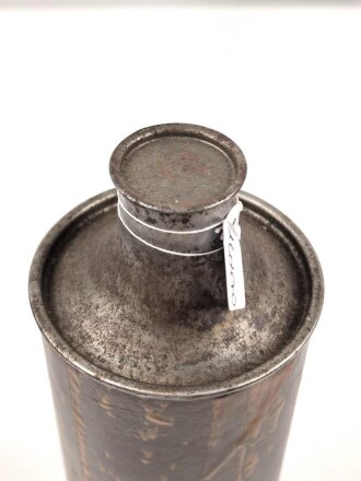 Blechdose " Motorenöl der Wehrmacht  ( Winter ) " Etwa halb voll