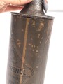 Blechdose " Motorenöl der Wehrmacht  ( Winter ) " Etwa halb voll