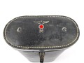 Kriegsmarine, Doppelfernrohr DF 7 x 50 , Hersteller beh. Sehr guter Zustand, die Gummiarmierung weich, Durchsicht leicht verunreinigt. Der Behälter aus Ersatzmaterial in gutem Zustand