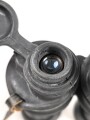 Kriegsmarine, Doppelfernrohr DF 7 x 50 , Hersteller beh. Sehr guter Zustand, die Gummiarmierung weich, Durchsicht leicht verunreinigt. Der Behälter aus Ersatzmaterial in gutem Zustand