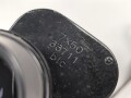 Kriegsmarine, Dienstglas 7 x 50 , Hersteller blc. Glasklare Durchsicht, keine Strichplatte. Gummiringe weich. Gehälter ebenfalls in sehr gutem Zustand, lediglich der Trageriemen mit Altersspuren.