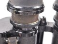 Kriegsmarine, Dienstglas 7 x 50 , Hersteller blc. Glasklare Durchsicht, keine Strichplatte. Gummiringe weich. Gehälter ebenfalls in sehr gutem Zustand, lediglich der Trageriemen mit Altersspuren.