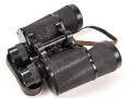 Dienstglas 7 x 50 Wehrmacht, Hersteller bmk. Guter Gesamtzustand, rechts Durchsicht leicht neblig, Strichplatte deutlich,