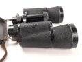 Kriegsmarine, Dienstglas 7 x 50 mit speziellen Okularmuscheln , Hersteller bmk. Glasklare Durchsicht, keine Strichplatte. Okularabdeckung weich. Trageriemen mit Altersspuren.
