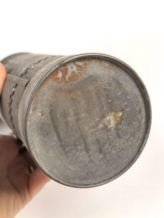 Dochtlampe zur Sammleranwärmung für Wehrmachtsfahrzeuge, original verpacktes Stück, datiert 1943