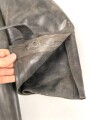Schwerer Gasschutzanzug , Jacke und Hose aus weichem Gummi, Hersteller Continental. Ein Hosenträger fehlt, sonst guter Zustand