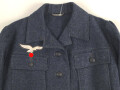Luftwaffe, Fliegerbluse für weibliches Personal. Ungetragenes Kammerstück