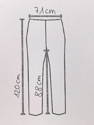 Sturmgeschütz Hose für Angehörige des Heeres. Eigentumstück aus italienischem Tuch, in sehr gutem Zustand