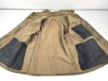 Luftwaffe, Tarnfeldbluse für Angehörige der Felddivision. Getragenes Stück, der Brustadler original vernäht.