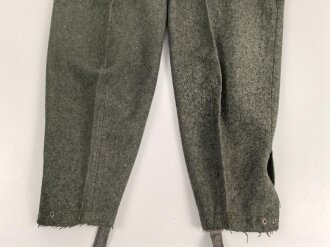 Waffen SS, Hose für Mannschaften Modell 1943. Ungetragenes Kammerstück in sehr gutem Zustand