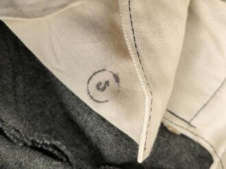 Waffen SS, Hose für Mannschaften Modell 1943. Ungetragenes Kammerstück in sehr gutem Zustand