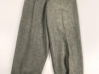 Waffen SS, Hose für Mannschaften Modell 1943. Ungetragenes Kammerstück in sehr gutem Zustand