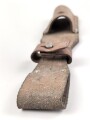 Koppelschuh zum Seitengewehr M84/98 für k98 der Wehrmacht. Ungeschwärztes Stück, datiert 1940