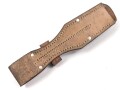 Koppelschuh zum Seitengewehr M84/98 für k98 der Wehrmacht. Ungeschwärztes Stück, datiert 1940