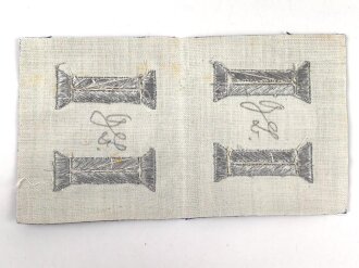 Satz Rohlinge für Ärmelaufschläge zum Waffenrock für Sanitätspersonal des Heeres