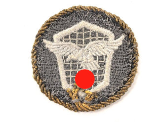 Luftwaffe,  Ärmelabzeichen für Kraftfahrpersonal mit goldener Auszeichnungskordel