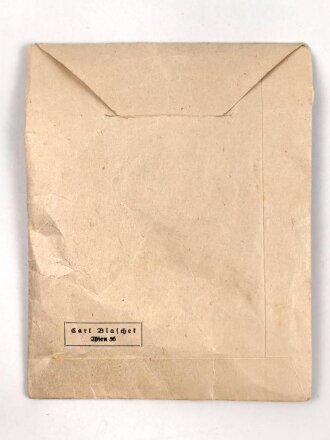 Ehrenkreuz der Deutschen Mutter in bronze an langem Band, in Tüte von Carl Blaschet Wien