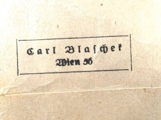 Ehrenkreuz der Deutschen Mutter in bronze an langem Band, in Tüte von Carl Blaschet Wien