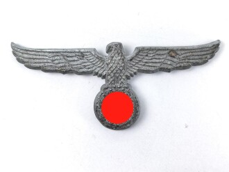 Zoll / Reichsfinanzverwaltung, Adler für eine Schirmmütze aus Zink