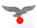 Luftwaffe, Adler für eine Schirmmütze für Mannschaften, Zink, ein Splint fehlt