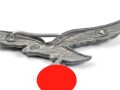Luftwaffe, Adler für eine Schirmmütze für Mannschaften, Zink, ein Splint fehlt