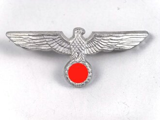 Heer, Adler für eine Schirmmütze für Mannschaften, Aluminium, ein Splint fehlt