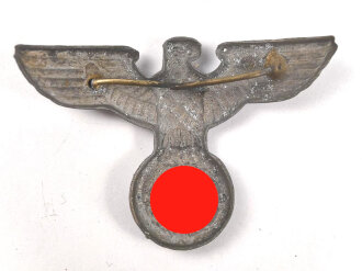 Reichspost / Forst, Adler für eine Schirmmütze für Mannschaften, Zink