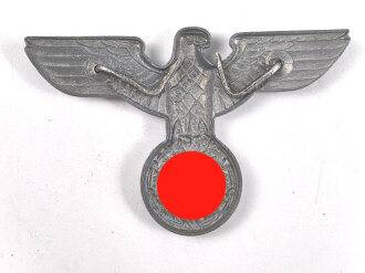 Reichspost / Forst, Adler für eine Schirmmütze für Mannschaften, Zink