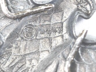 Reichspost / Forst, Adler für eine Schirmmütze für Mannschaften, Zink