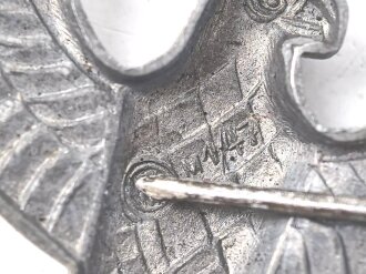 Reichspost / Forst, Adler für eine Schirmmütze für Mannschaften, Zink, ein Splint fehlt