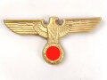 Adler für eine Schirmmütze für  politische Leiter der NSDAP, frühe Ausführung, Aluminium