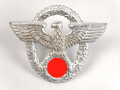 Polizei III.Reich,  Adler für eine Schirmmütze für  Mannschaften,  Aluminium