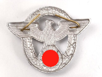 Polizei III.Reich,  Adler für eine Schirmmütze für  Mannschaften,  Aluminium