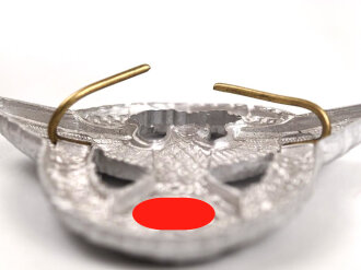 Polizei III.Reich,  Adler für eine Schirmmütze für  Mannschaften,  Aluminium