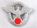 Polizei III.Reich,  Adler für eine Schirmmütze für  Mannschaften,  Aluminium