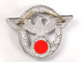 Polizei III.Reich,  Adler für eine Schirmmütze für  Mannschaften,  Aluminium