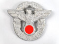Polizei III.Reich, " Landwacht " Adler für eine Schirmmütze für  Mannschaften,  Aluminium